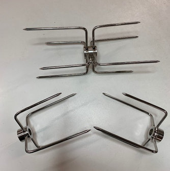 Double spit forks