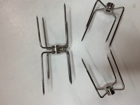 Double spit forks